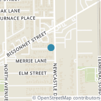 Map location of 4505 Larch Lane, Bellaire, TX 77401