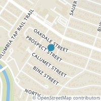 Map location of 3221 Prospect Street, Houston, TX 77004