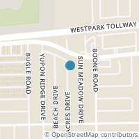 Map location of 4163 Wildacres Drive, Houston, TX 77072