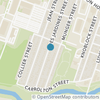 Map location of 2215 Des Jardines Street, Houston, TX 77023