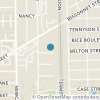 Map location of 4302 Compton Cir, Bellaire TX 77401