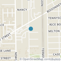 Map location of 4310 Compton Cir, Bellaire TX 77401