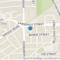 Map location of 1014 Daisy Street, Houston, TX 77012