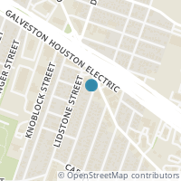 Map location of 2324 Cumberland Street, Houston, TX 77023
