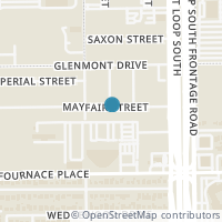 Map location of 4811 Mayfair Street, Bellaire, TX 77401