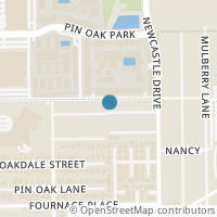 Map location of 4518 Sunburst, Bellaire, TX 77401