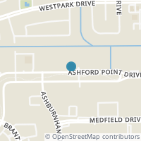 Map location of 12660 Ashford Point Drive #303, Houston, TX 77082