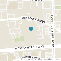 Map location of 10051 Westpark Drive #224, Houston, TX 77042