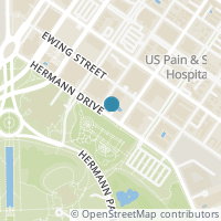 Map location of 1400 Hermann Drive #11D, Houston, TX 77004