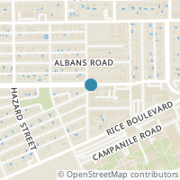 Map location of 5401 Ashby St, Houston TX 77005