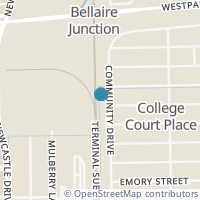 Map location of 5316 Community Drive, West University, TX 77005