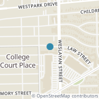 Map location of 4041 Law St #403, Houston TX 77005