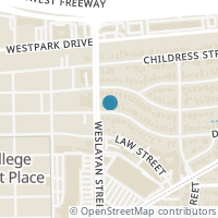 Map location of 3926 Drake Street, Houston, TX 77005