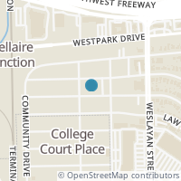 Map location of 4122 Drake St, Houston TX 77005