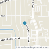 Map location of 3326 Ashlock Dr, Houston TX 77082
