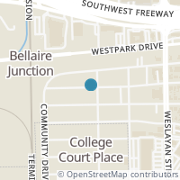 Map location of 4209 Purdue Street, Houston, TX 77005