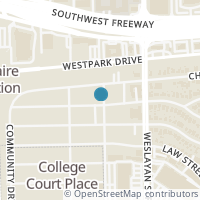 Map location of 5014 Academy St, Houston TX 77005