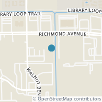 Map location of 10811 Richmond Ave #132, Houston TX 77042