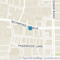 Map location of 9707 Richmond Avenue #8, Houston, TX 77042