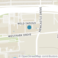 Map location of 4641 Wild Indigo St #448, Houston TX 77027