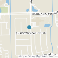 Map location of 3231 Shadowleaf Dr, Houston TX 77082