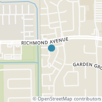 Map location of 13644 Garden Grove Ct #241, Houston TX 77082