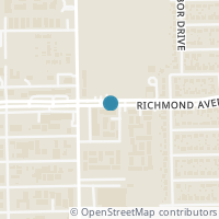 Map location of 8201 Richmond Avenue #40, Houston, TX 77063