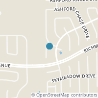 Map location of 3115 Ashford Arbor Dr, Houston TX 77082