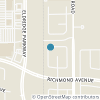 Map location of 2810 Crest Park Dr, Houston TX 77082
