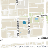 Map location of 14 Greenway Plz #15N, Houston TX 77046