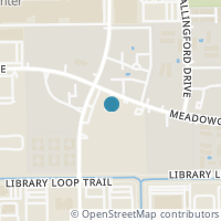 Map location of 10855 Meadowglen Lane #1127, Houston, TX 77042