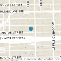 Map location of 1912 Lexington St, Houston TX 77098