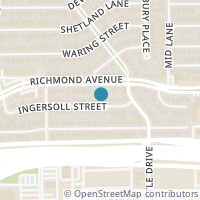Map location of 4626 Ingersoll St, Houston TX 77027