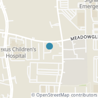 Map location of 2918 Meadowglen Cv, Houston TX 77082