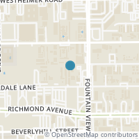 Map location of 3017 Fairdale Estates Court, Houston, TX 77057