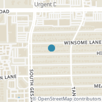 Map location of 9626 Highmeadow Dr, Houston TX 77063