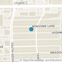 Map location of 9610 Highmeadow Dr #B, Houston TX 77063