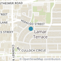 Map location of 5510 Navarro Street, Houston, TX 77056