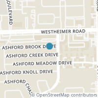 Map location of 12715 Ashford Brook Dr, Houston TX 77082