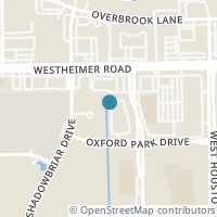 Map location of 12227 Oxford Crescent Circle, Houston, TX 77082