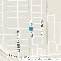 Map location of 309 Bank Drive, Galena Park, TX 77547