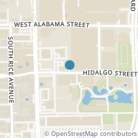 Map location of 5150 Hidalgo Units 1503 1504 Street, Houston, TX 77056