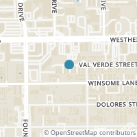 Map location of 2802 Val Verde Park, Houston TX 77057