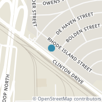 Map location of 9233 Clinton Dr, Houston TX 77029