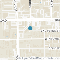 Map location of 5924 Val Verde St, Houston TX 77057