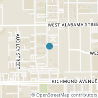 Map location of 3207 Bammel Lane, Houston, TX 77098