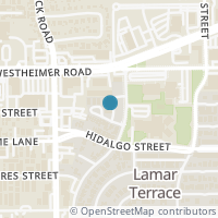 Map location of 5512 Val Verde St, Houston TX 77056