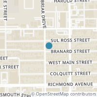 Map location of 2142 Branard St, Houston TX 77098