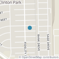 Map location of 411 Armstrong St, Houston TX 77029
