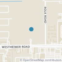 Map location of 2423 Camden Creek Ln, Houston TX 77077